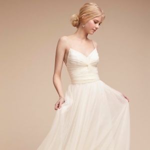 BHLDN Tinsley Wedding Dress, Ivory Size 6